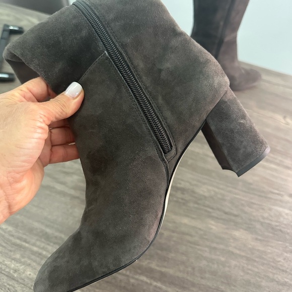 Ann Taylor Brown Over the Knee Boots with Suede Finish - Picture 7 of 12